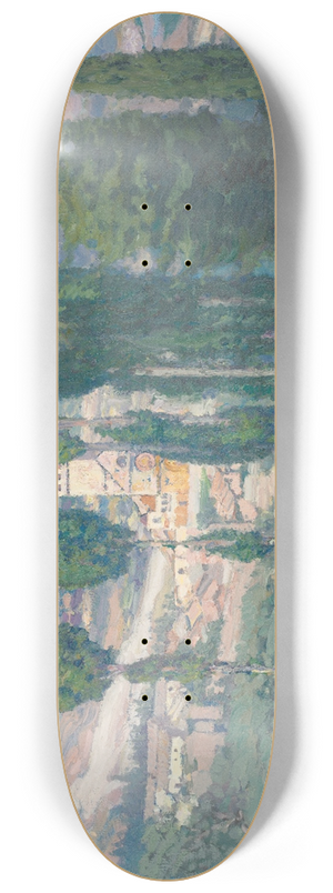 Frederick Gottwald - The Umbrian Valley, Italy 8.25 inch art skate deck