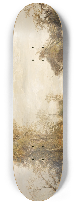 Emil Jakob Schindler - Entenjagd im Prater 8.25 inch art skate deck