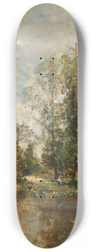 Emil Jakob Schindler - Hackinger Au 8.25 inch art skate deck