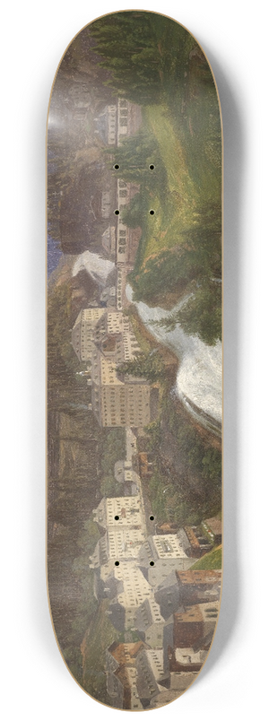 Emil Ludwig Lhr - Blick auf Bad Gastein 8.25 inch art skate deck
