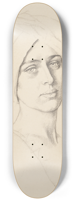 Emil Orlik - Nina Schishin 8.25 inch art skate deck