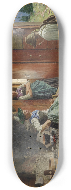 Emil Rau - Besuch auf der Alm 8.25 inch art skate deck