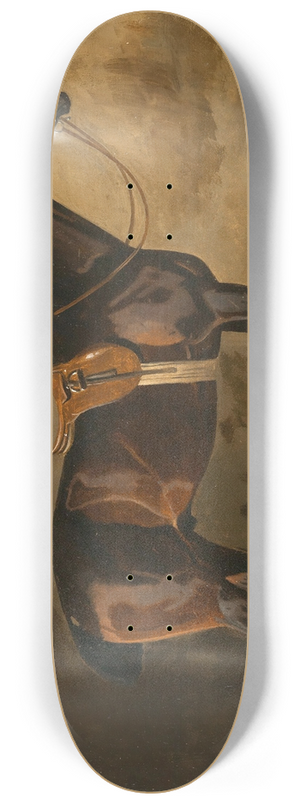 Emil Volkers - A Bay Horse in a Stable 8.25 inch art skate deck