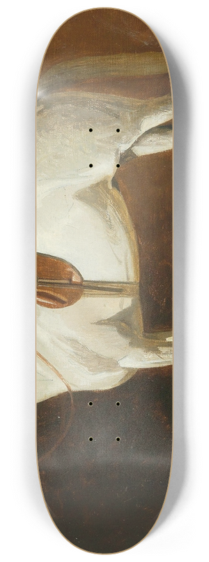 Emil Volkers - Gesattelter Schimmel im Stall 8.25 inch art skate deck