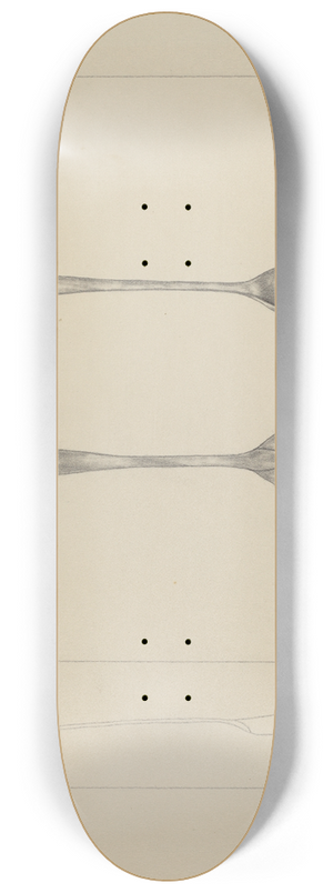 Frederick Jackson - Silver Teaspoon 8.25 inch art skate deck