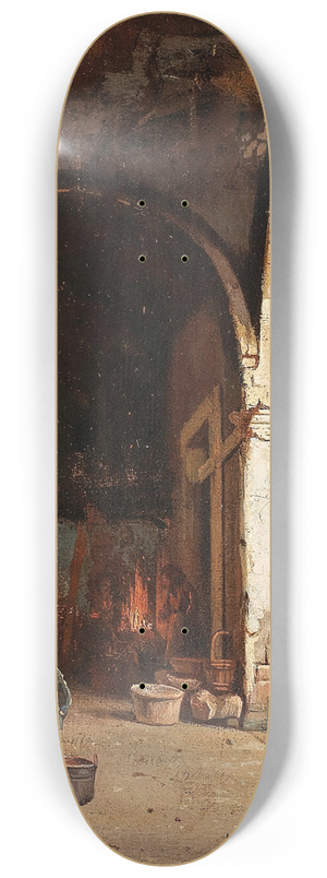 Enrico Gaeta - Under the Arcades 8.25 inch art skate deck