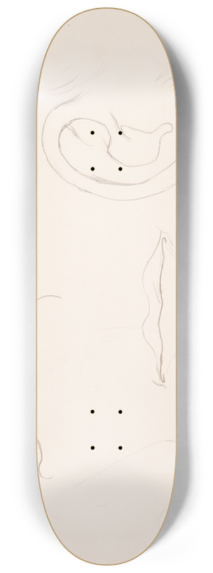 Erasmus Von Engert - Sketchbook drawings pl11 8.25 inch art skate deck