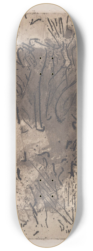 Erich Wichmann - Abstracte compositie 8.25 inch art skate deck