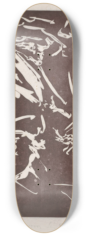 Erich Wichmann - Abstracte compositie 8.25 inch art skate deck