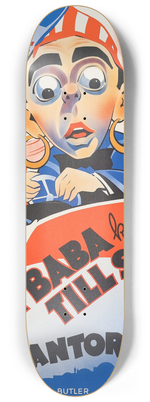 Eric Rohman - Ali Baba Goes to Town 8.25 inch art skate deck