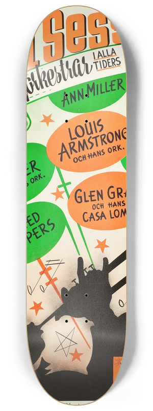Eric Rohman - Jam Session 8.25 inch art skate deck