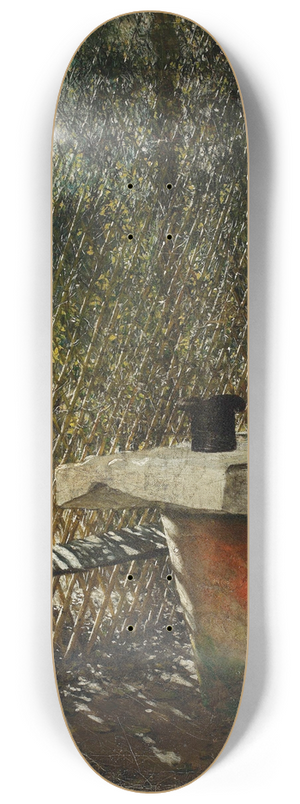 Aleksander Gierymski - Study for the painting In the summer house (with a top hat) 8.25 inch art skate deck