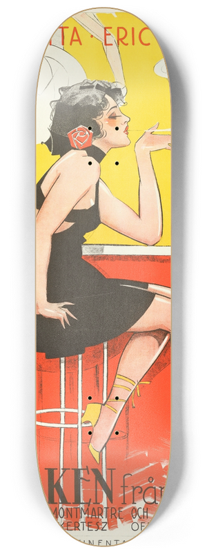 Eric Rohman - Red Heels 8.25 inch art skate deck
