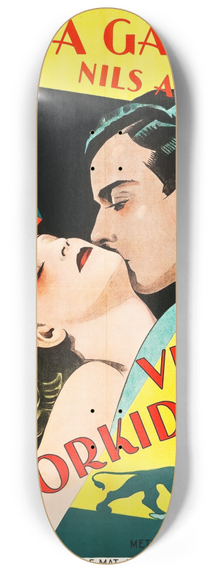 Eric Rohman - Wild Orchids 8.25 inch art skate deck