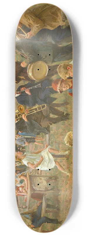 Erik Henningsen - Byens musikanter 8.25 inch art skate deck