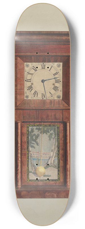 Ernest A. Towers, Jr. - Mantel Clock 8.25 inch art skate deck