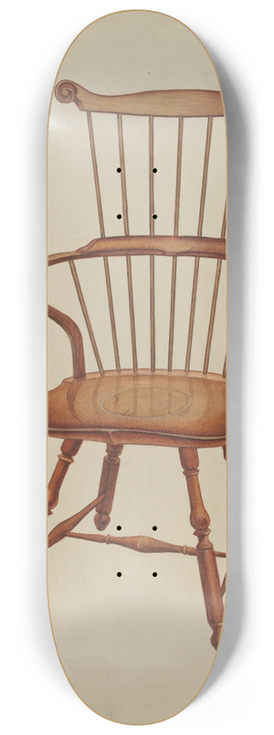 Ernest A. Towers, Jr. - Windsor Comb-back Chair 8.25 inch art skate deck