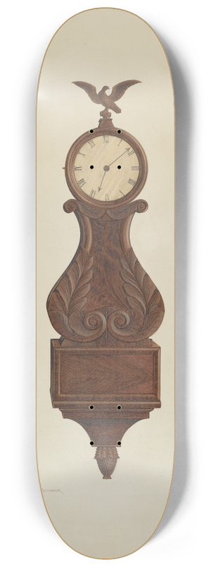 Ernest Busenbark - Wall Clock 8.25 inch art skate deck