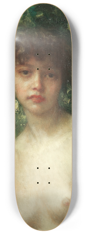 Ernest Hbert - Jeune chasseresse 8.25 inch art skate deck