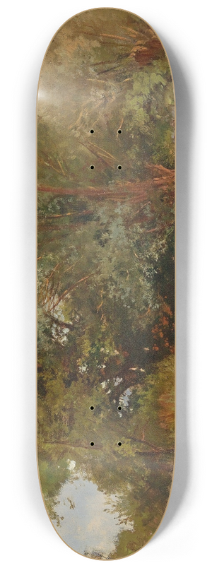 Ernestine von Kirchsberg - By the Mill Weir 8.25 inch art skate deck
