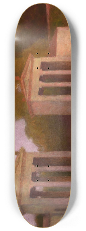 Aleksander Gierymski - Villa Borghese 8.25 inch art skate deck