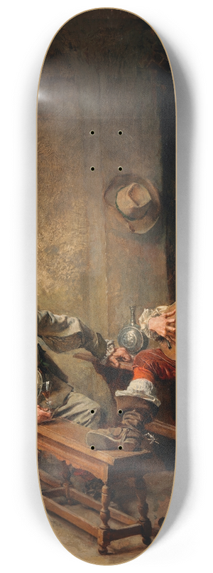 Ernest Meissonier - A Song 8.25 inch art skate deck