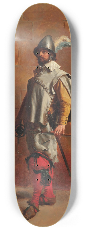 Ernest Meissonier - Soldat 8.25 inch art skate deck
