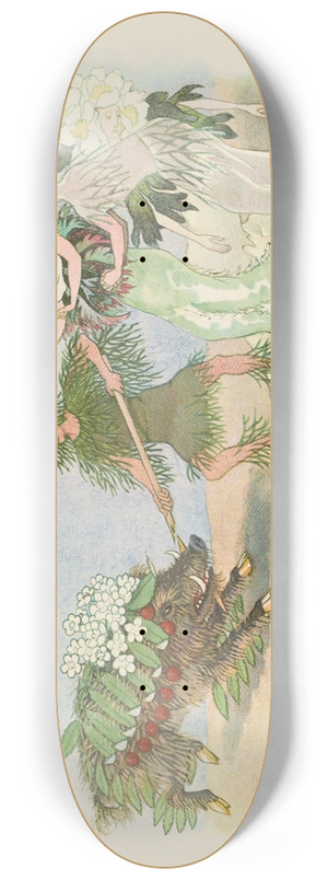 Ernst Kreidolf - Adonis 8.25 inch art skate deck