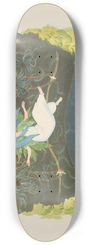 Ernst Kreidolf - Atragena 8.25 inch art skate deck