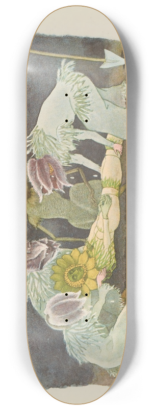 Ernst Kreidolf - Begrbnis Des Adonis. 8.25 inch art skate deck
