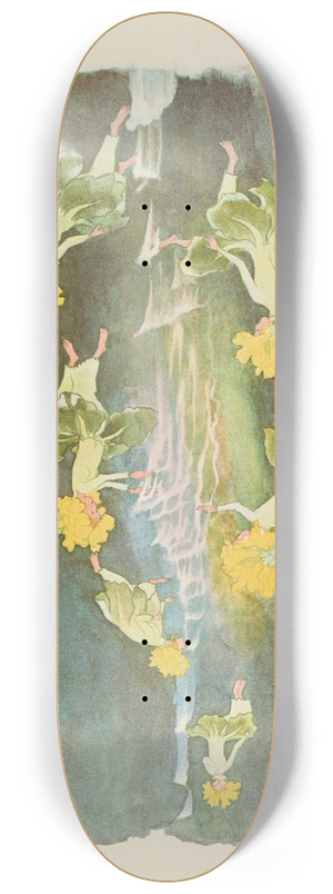Ernst Kreidolf - Primula Aoricula 8.25 inch art skate deck