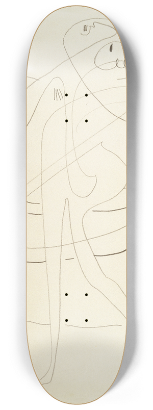 Ernst Ludwig Kirchner - A Dancer 8.25 inch art skate deck