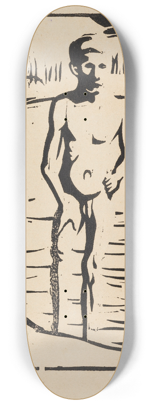 Ernst Ludwig Kirchner - Badender Junge 8.25 inch art skate deck