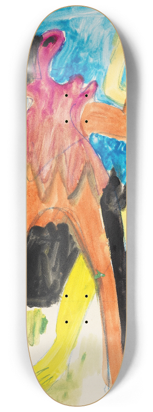 Ernst Ludwig Kirchner - Ballspielendes Paar 8.25 inch art skate deck