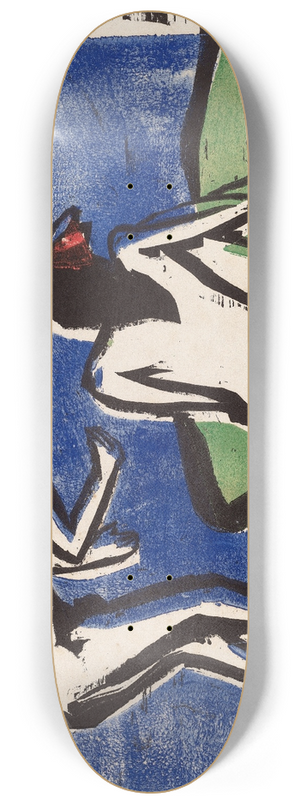 Ernst Ludwig Kirchner - Bathing Couple 8.25 inch art skate deck