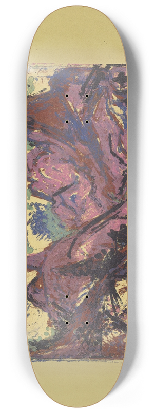 Ernst Ludwig Kirchner - Berge 8.25 inch art skate deck