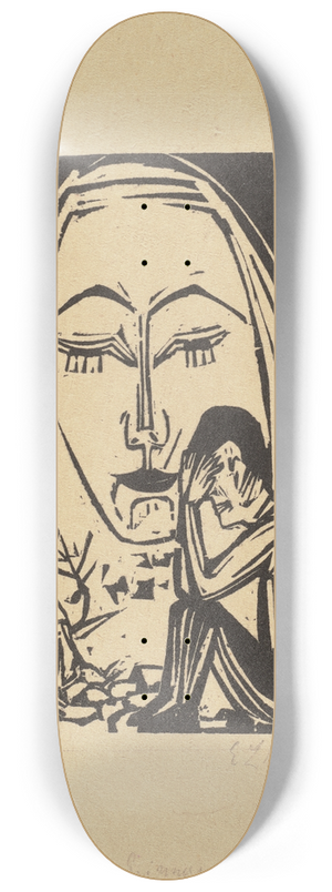 Ernst Ludwig Kirchner - Die Erinnerung 8.25 inch art skate deck