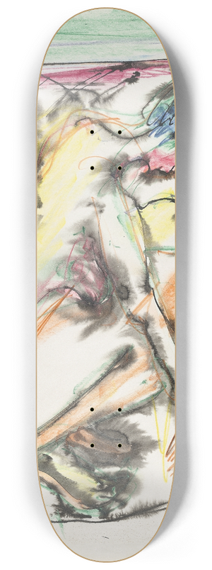 Ernst Ludwig Kirchner - Erna Bathing in a Tub 8.25 inch art skate deck