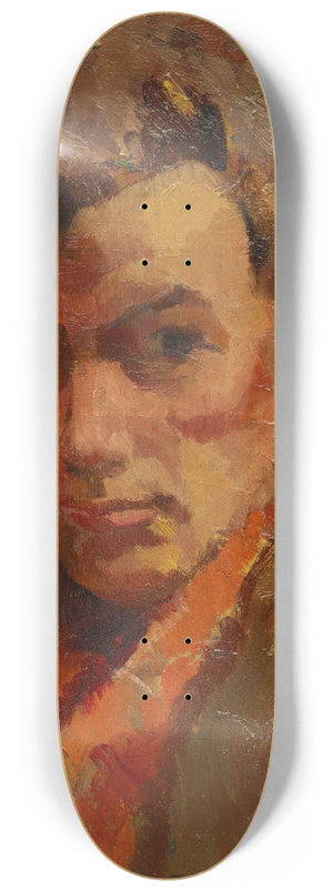 Frederick Porter - Self portrait 8.25 inch art skate deck Frederick Porter - Self portrait 8.25 inch art skate deck