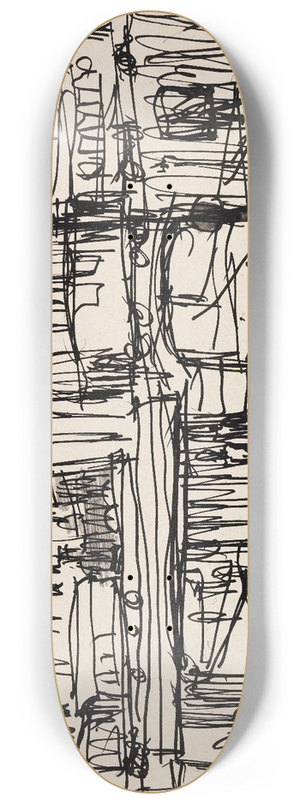 Ernst Ludwig Kirchner - Hauptbahnhof in Dresden 8.25 inch art skate deck