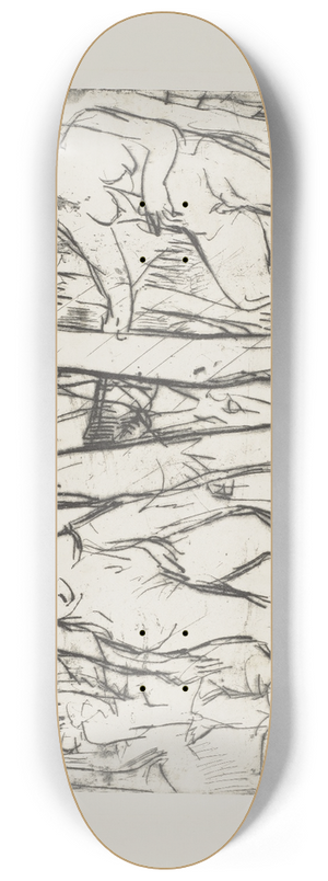 Ernst Ludwig Kirchner - Im Walde spielende Mdchen 8.25 inch art skate deck