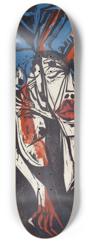 Ernst Ludwig Kirchner - Kmpfe  Qualen der Liebe 8.25 inch art skate deck