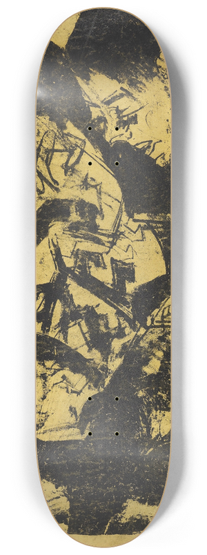 Ernst Ludwig Kirchner - Knabe mit Katze 8.25 inch art skate deck
