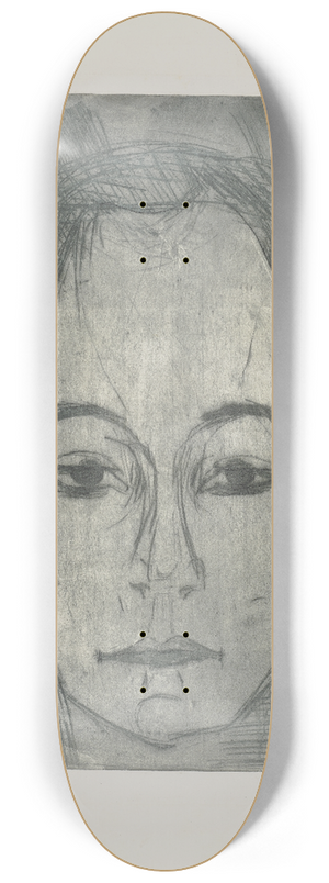 Ernst Ludwig Kirchner - Kopf der Tnzerin (Nina Hard) 8.25 inch art skate deck
