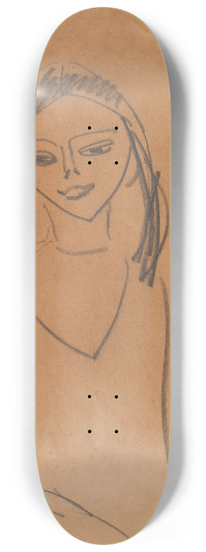 Ernst Ludwig Kirchner - Mdchen, Frnzi 8.25 inch art skate deck