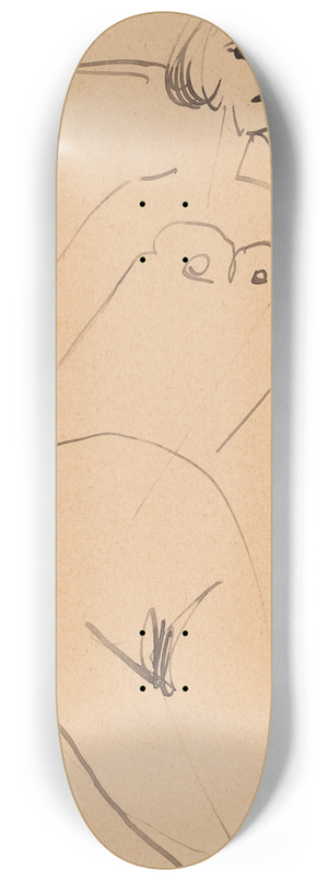 Ernst Ludwig Kirchner - Nude 8.25 inch art skate deck