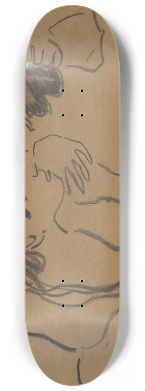 Ernst Ludwig Kirchner - Nudes 8.25 inch art skate deck