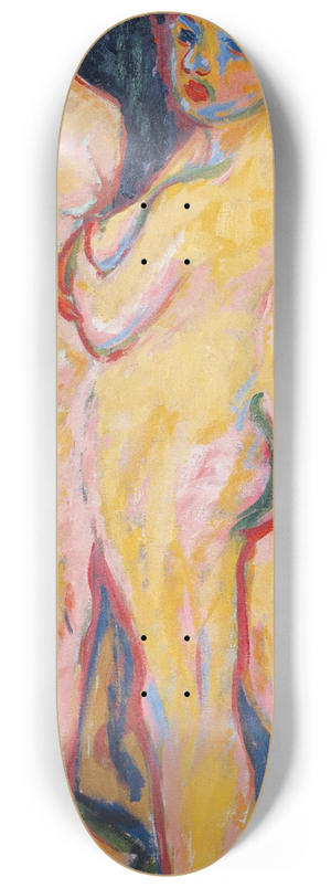 Ernst Ludwig Kirchner - Nudes Standing by Stove 8.25 inch art skate deck
