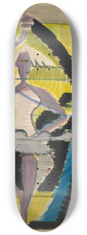 Ernst Ludwig Kirchner - Pirouetting Dancer 8.25 inch art skate deck