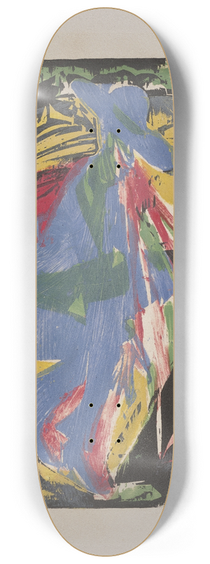 Ernst Ludwig Kirchner - Schlemihls Encounter with the Shadow 8.25 inch art skate deck